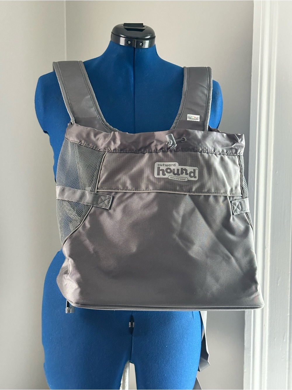 Outward Hound Gray Dog Carrier Backpack sz M